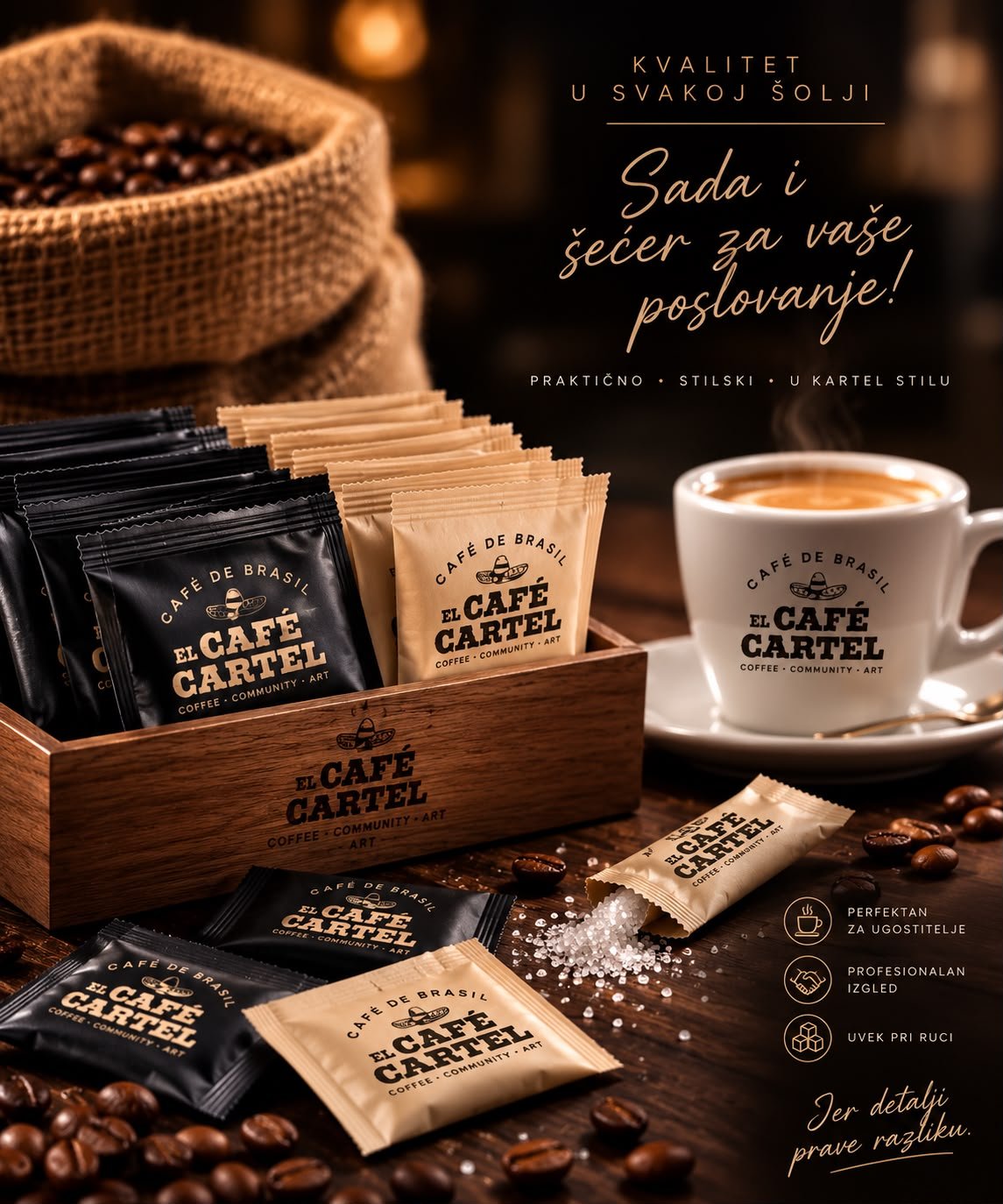 El Cartel ponuda kafe za kafiće, restorane i hotele